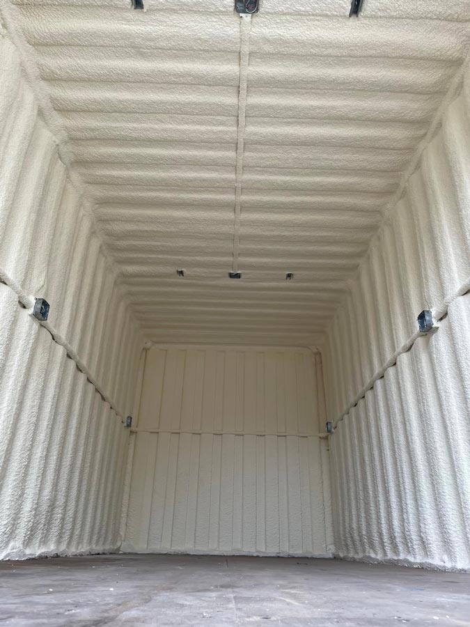 Container Spray Foam Installation in Conroe, TX