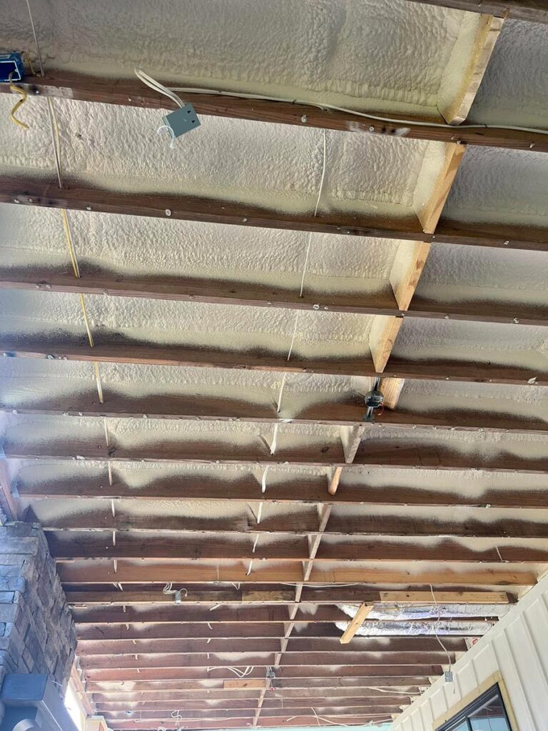 New Construction Open Cell Spray Foam Insulation in Groverton, TX