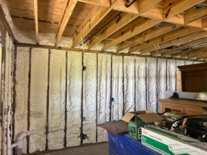 New Construction Open Cell Spray Foam Insulation in Groverton, TX