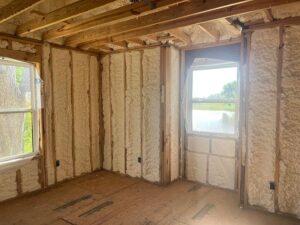 New Construction Open Cell Spray Foam Insulation in Groverton, TX