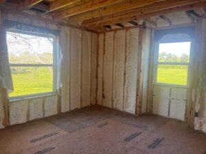 New Construction Open Cell Spray Foam Insulation in Groverton, TX