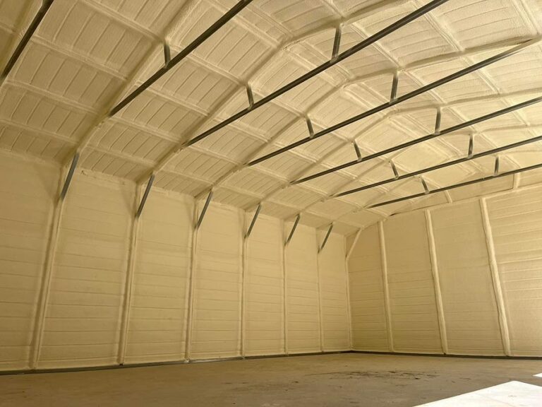 Sam Rayburn Metal Building Closed Cell Spray Foam Insulation