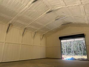 Kountze, TX Roofing Open Cell Spray Foam Insulation Project