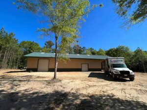 Livingston, TX Post fram Closed Cell Spray Foam Project