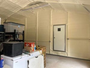 Metal Building Closed Cell Spray Foam Insulation